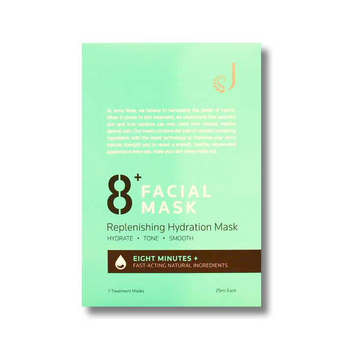 8+ フェイシャルマスク – ハイドレーション （7枚入り）