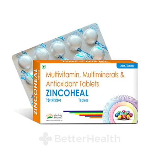 ジンコヒール - 亜鉛/ビタミンC/セレニウム（Zincoheal - Zinc,Vitamin C,Selenium）