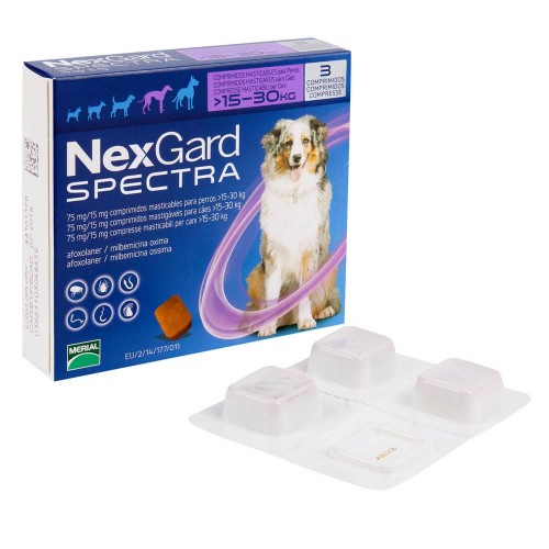 ネクスガードスペクトラ(大型犬用15～30kg未満)